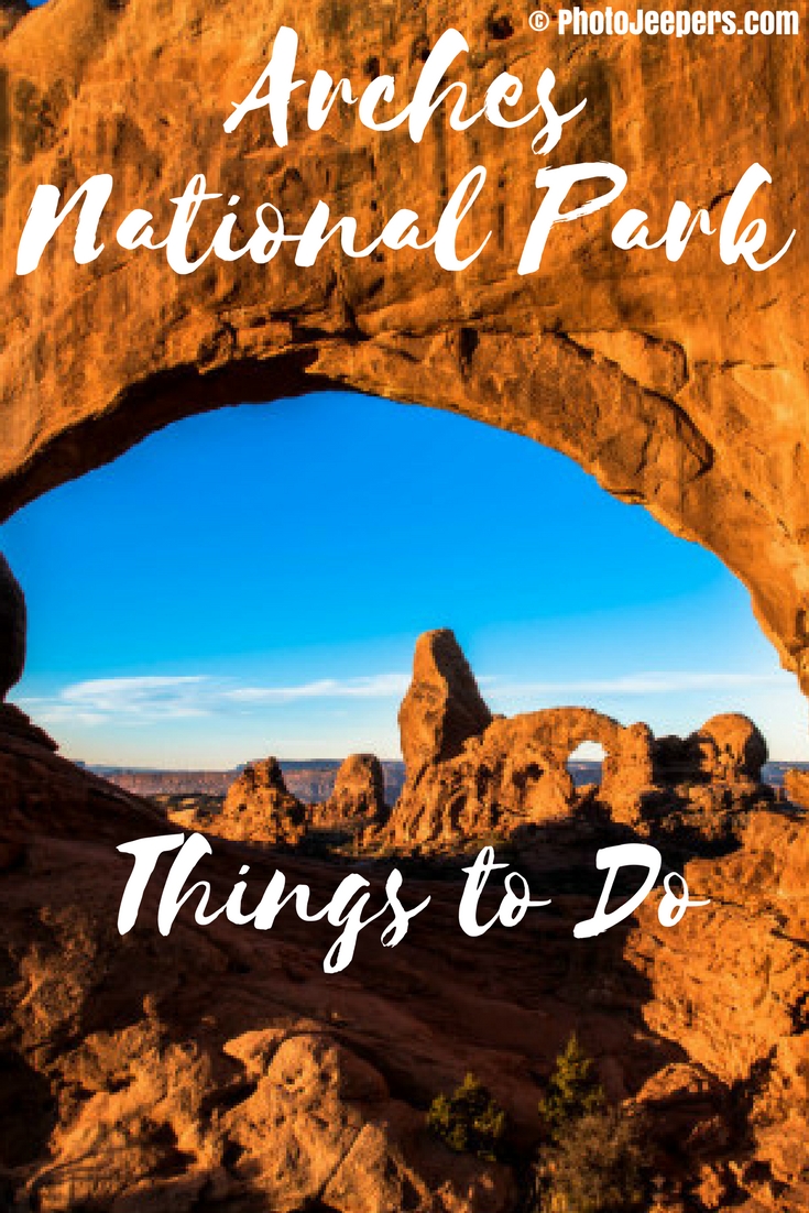 Turret Arch sunrise Arches National Park - 10 Things to Do in Arches National Park - The Trusted Traveller
