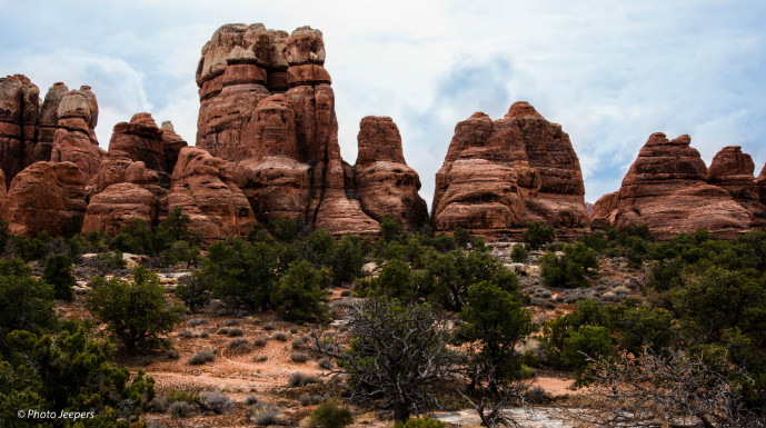 Needles Canyonlands Utah view Elephant Hill - Canyonlands National Park - Needles - The Trusted Traveller