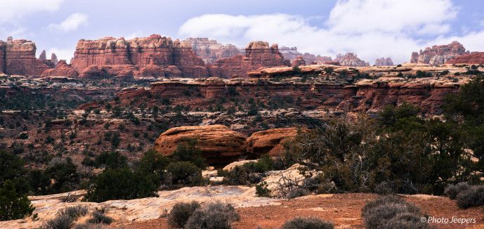 Needles Canyonlands Utah view Elephant Hill - Canyonlands National Park - Needles - The Trusted Traveller