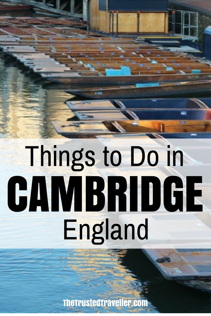 Punting is a popular past-time in Cambridge - Things to Do in Cambridge, England - The Trusted Traveller