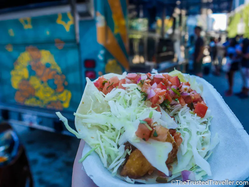 Tacofino Food Truck Fish Taco - Tasting My Way Through Vancouver's Best Food Trucks - The Trusted Traveller