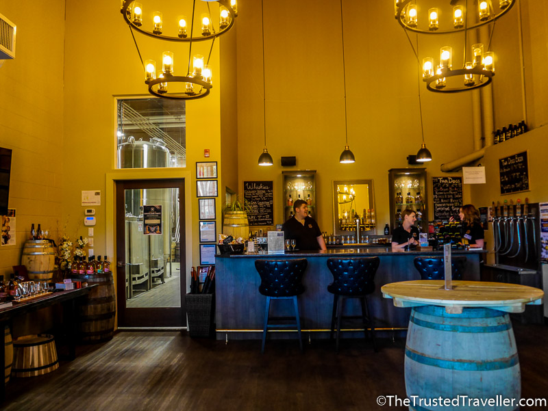 Victoria Caledonia tasting room - How to Visit the Best Craft Breweries in Victoria BC - The Trusted Traveller