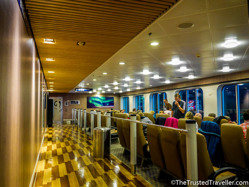 Inside seating on the BC Ferries Inside Passage Day Cruise - How to Cruise the Inside Passage for Cheap - The Trusted Traveller