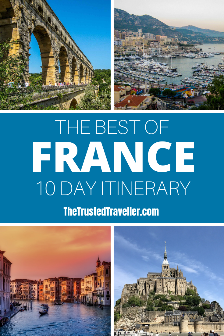 travel and leisure france itinerary