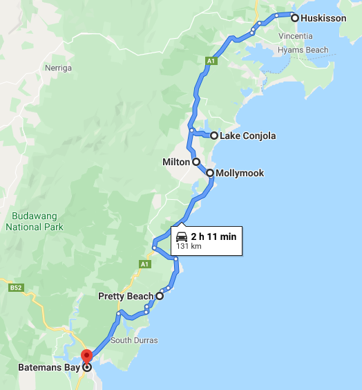 Nsw Road Trip Map Two Week Nsw South Coast Road Trip Itinerary - (Updated 2022)