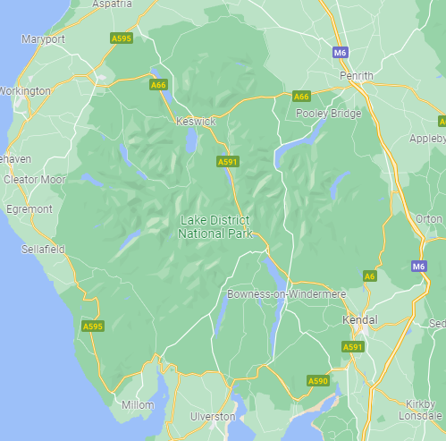 Map of the Lake District - Best Things to Do in the Lake District - The Trusted Traveller